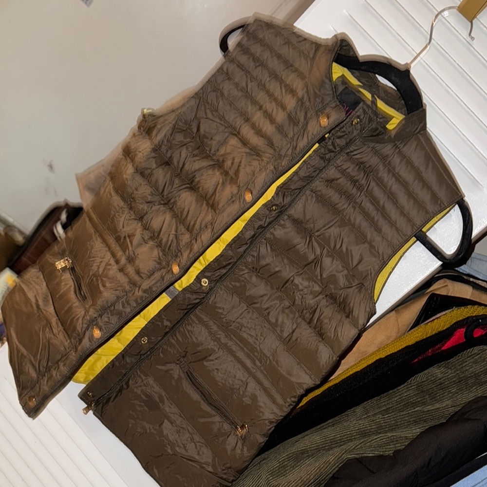 Olivia Miller Brown Sleeveless Puffer Vest